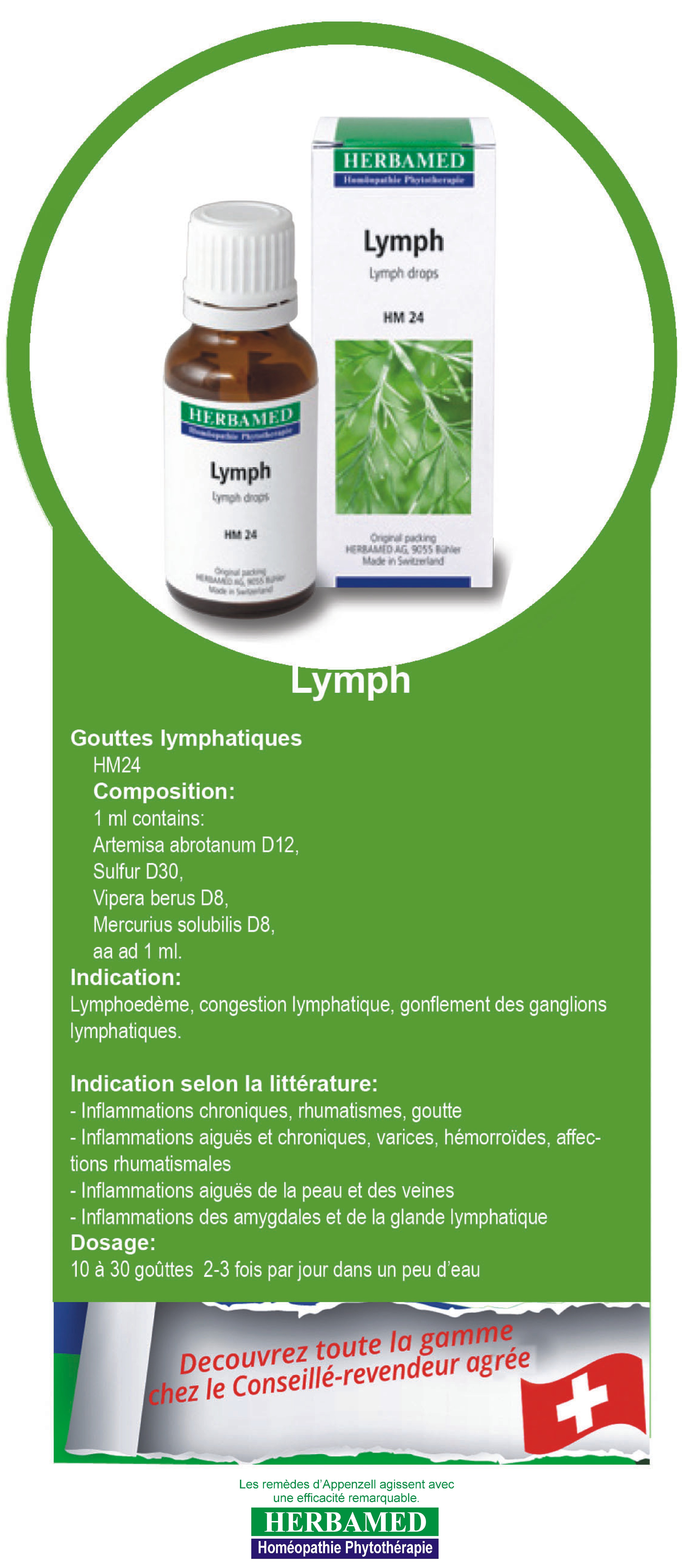 Lymph 50 ml - Gouttes Lymphatiques