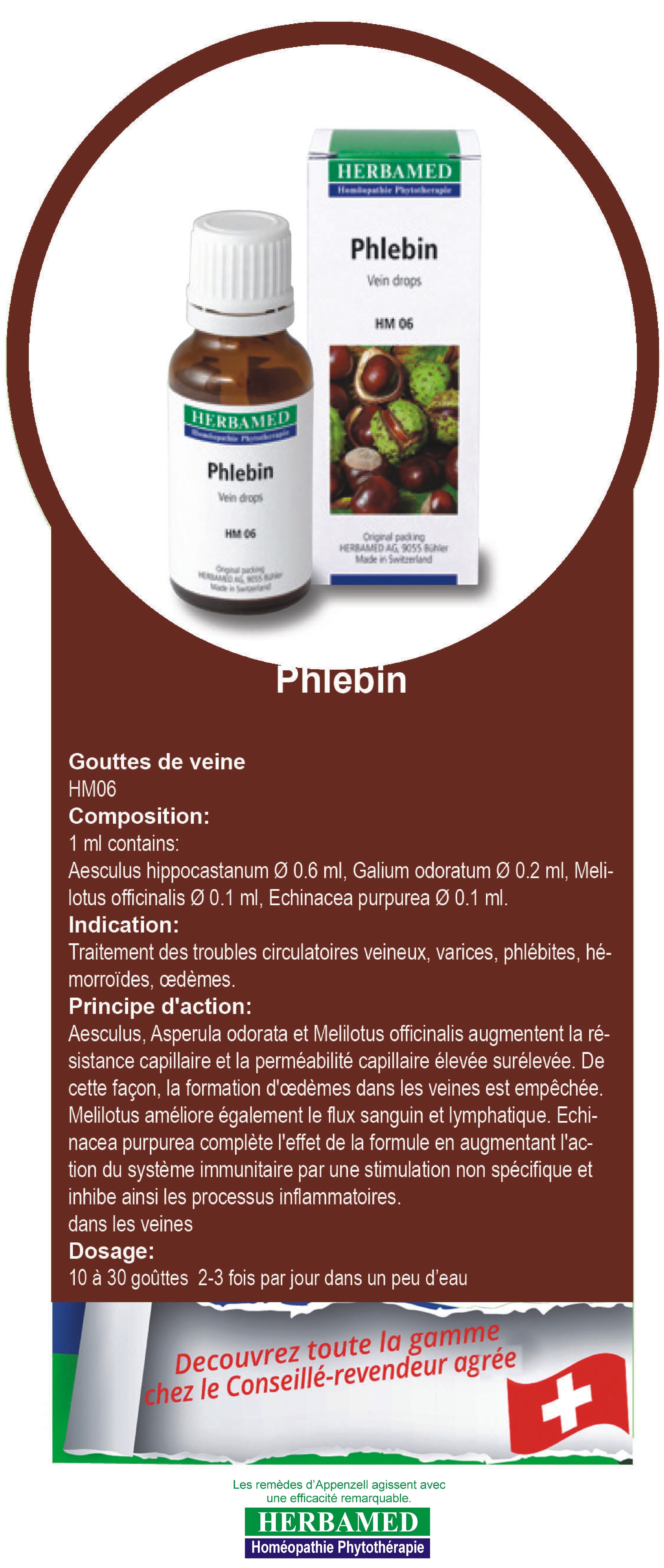 Phlebin 50 ml - Hémorroïdes /Veine